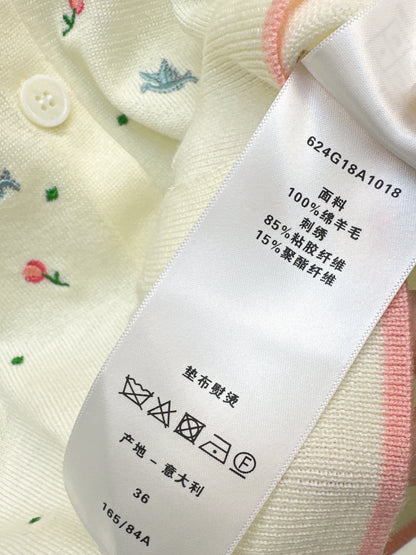 CD NEW embroidery cardigan