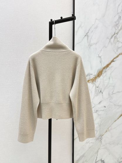 Brun NEW zip-up sweater