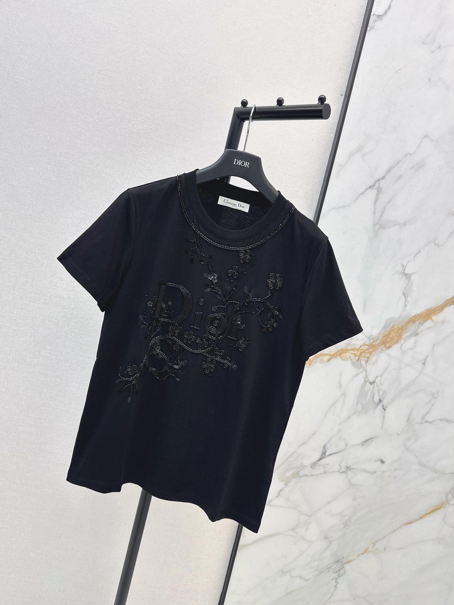 CD NEW 3d embroidery beading t-shirts