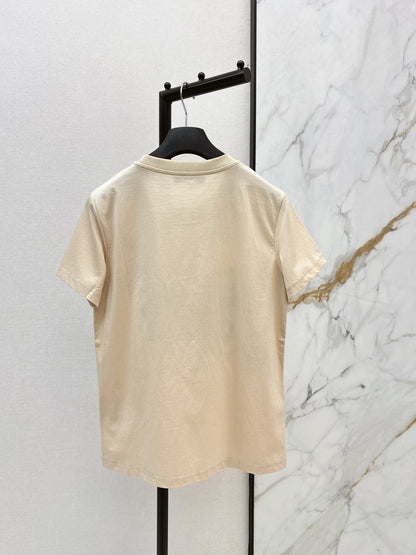 CD NEW 3d embroidery beading t-shirts