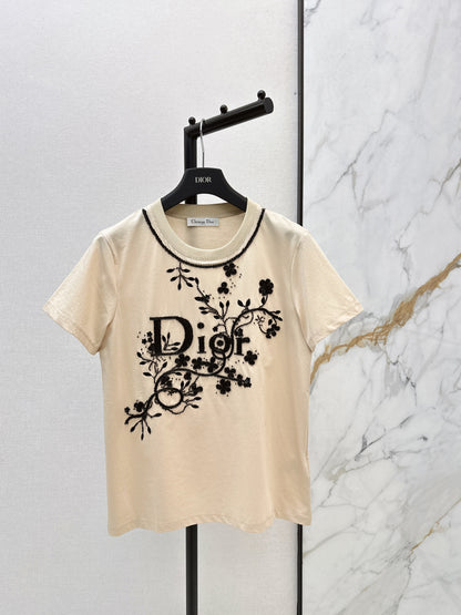 CD NEW 3d embroidery beading t-shirts
