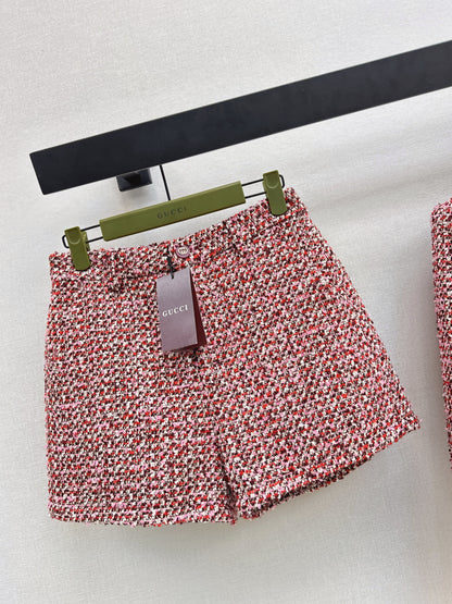 Guc NEW tweed short