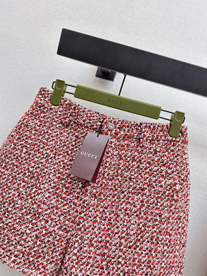 Guc NEW tweed short