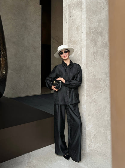 Herm NEW jacquard suit pants