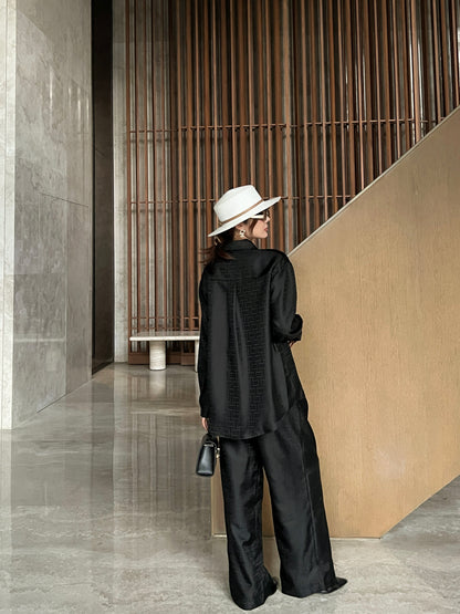 Herm NEW jacquard suit pants