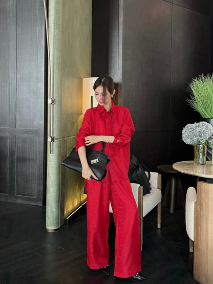 Herm NEW jacquard suit pants