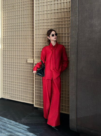 Herm NEW jacquard suit pants