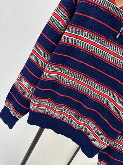 Miu NEW stripe knitted sweater