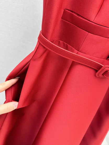 CD NEW sleeveless back-bow cocktail dress