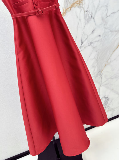 CD NEW sleeveless back-bow cocktail dress