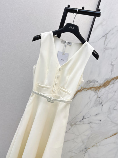 CD NEW sleeveless back-bow cocktail dress