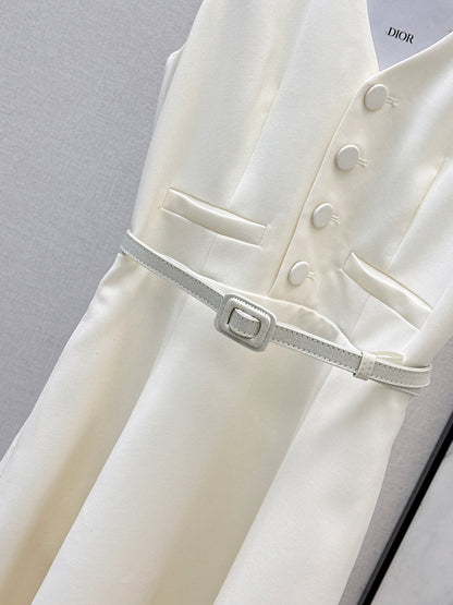 CD NEW sleeveless back-bow cocktail dress