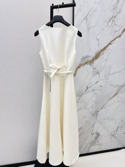 CD NEW sleeveless back-bow cocktail dress