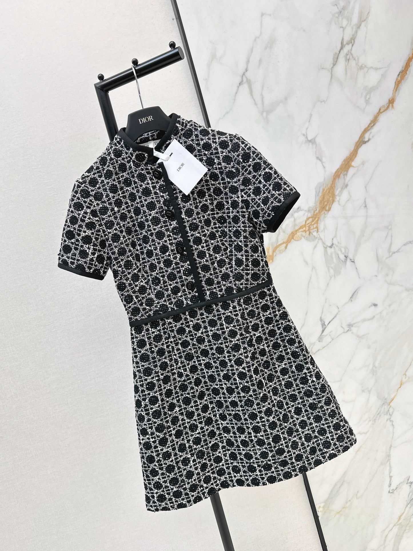 CD NEW woven tweed dress