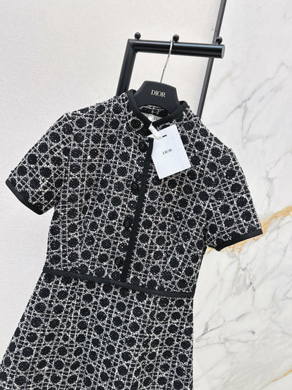 CD NEW woven tweed dress