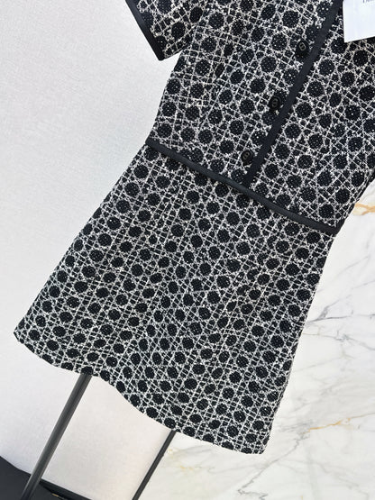 CD NEW woven tweed dress