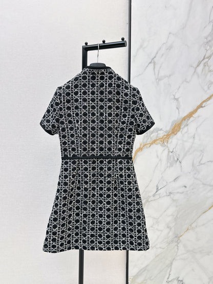 CD NEW woven tweed dress