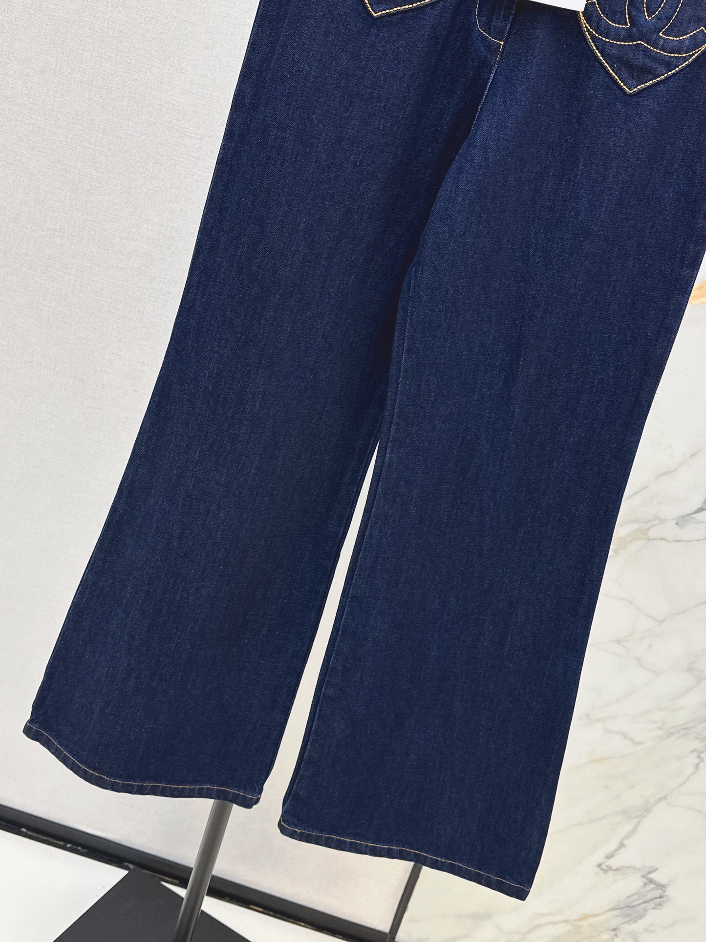 Chan NEW heart flared jeans