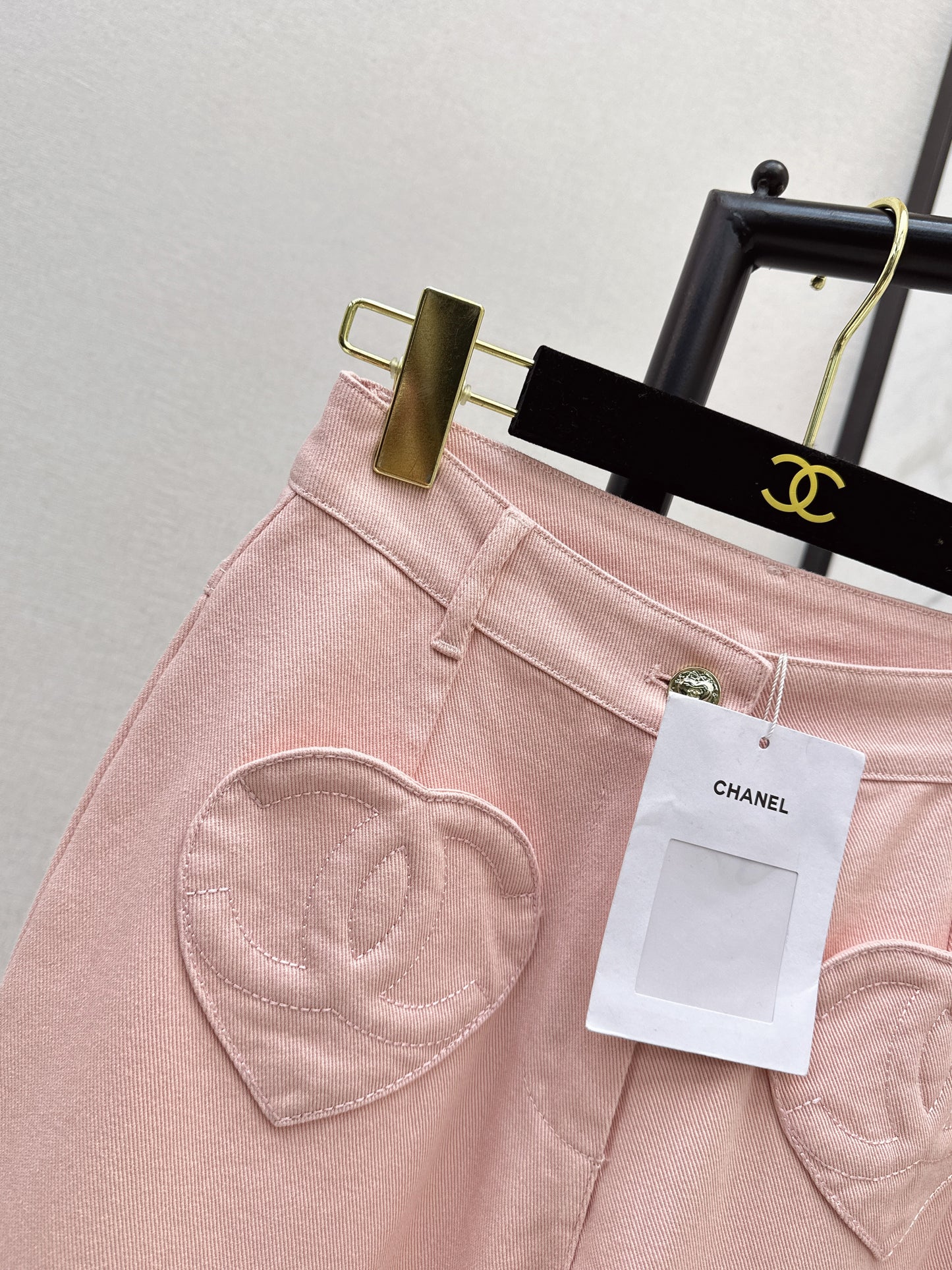 Chan NEW heart flared jeans