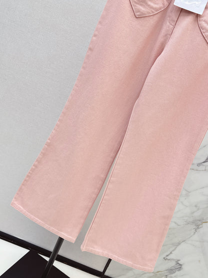 Chan NEW heart flared jeans