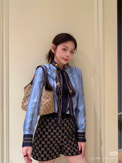 Guc NEW straps silk shirts