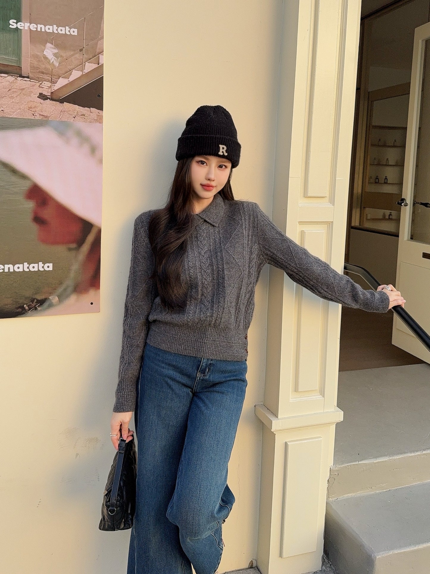 Loro NEW cable knit sweater