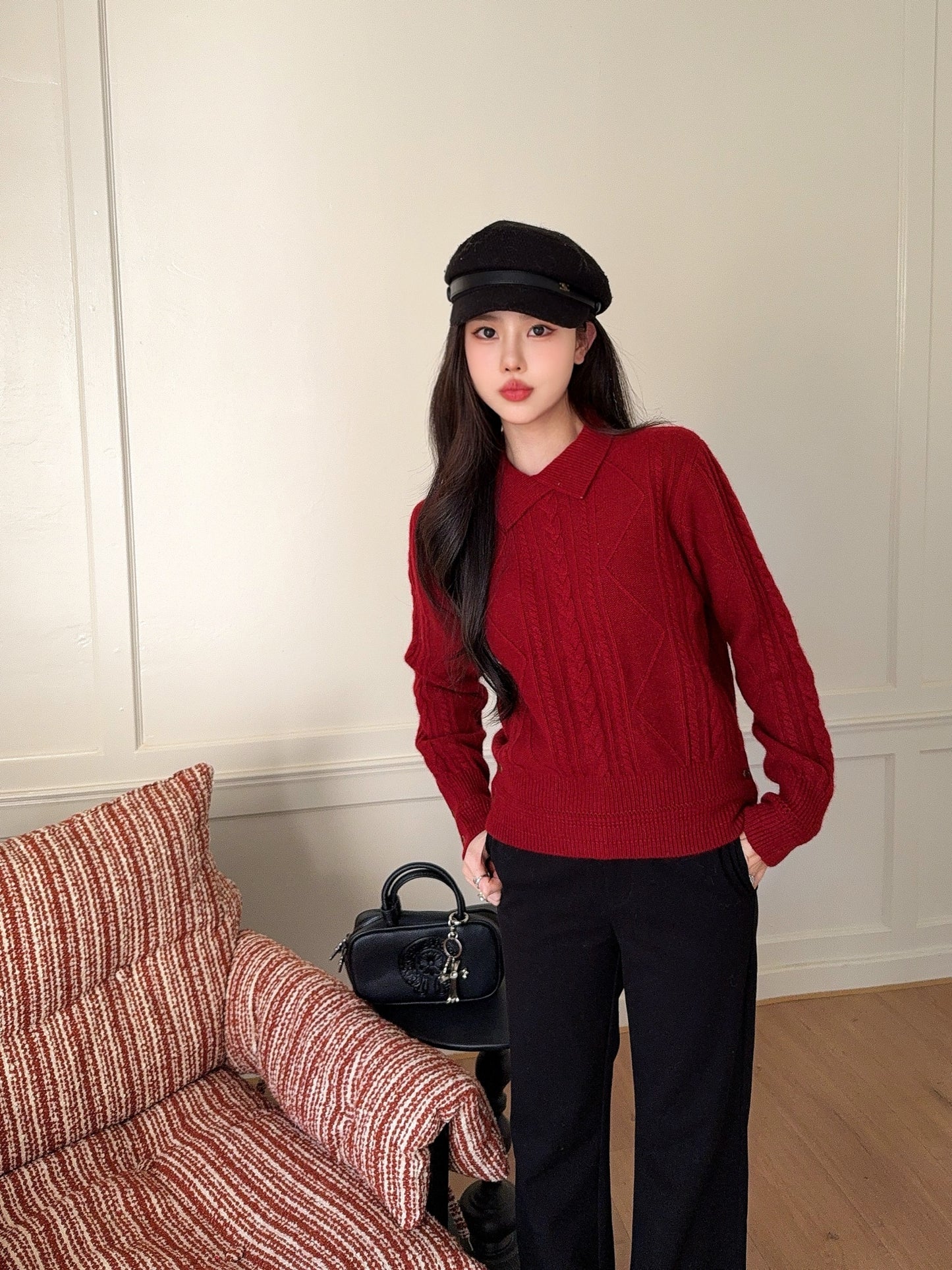 Loro NEW cable knit sweater