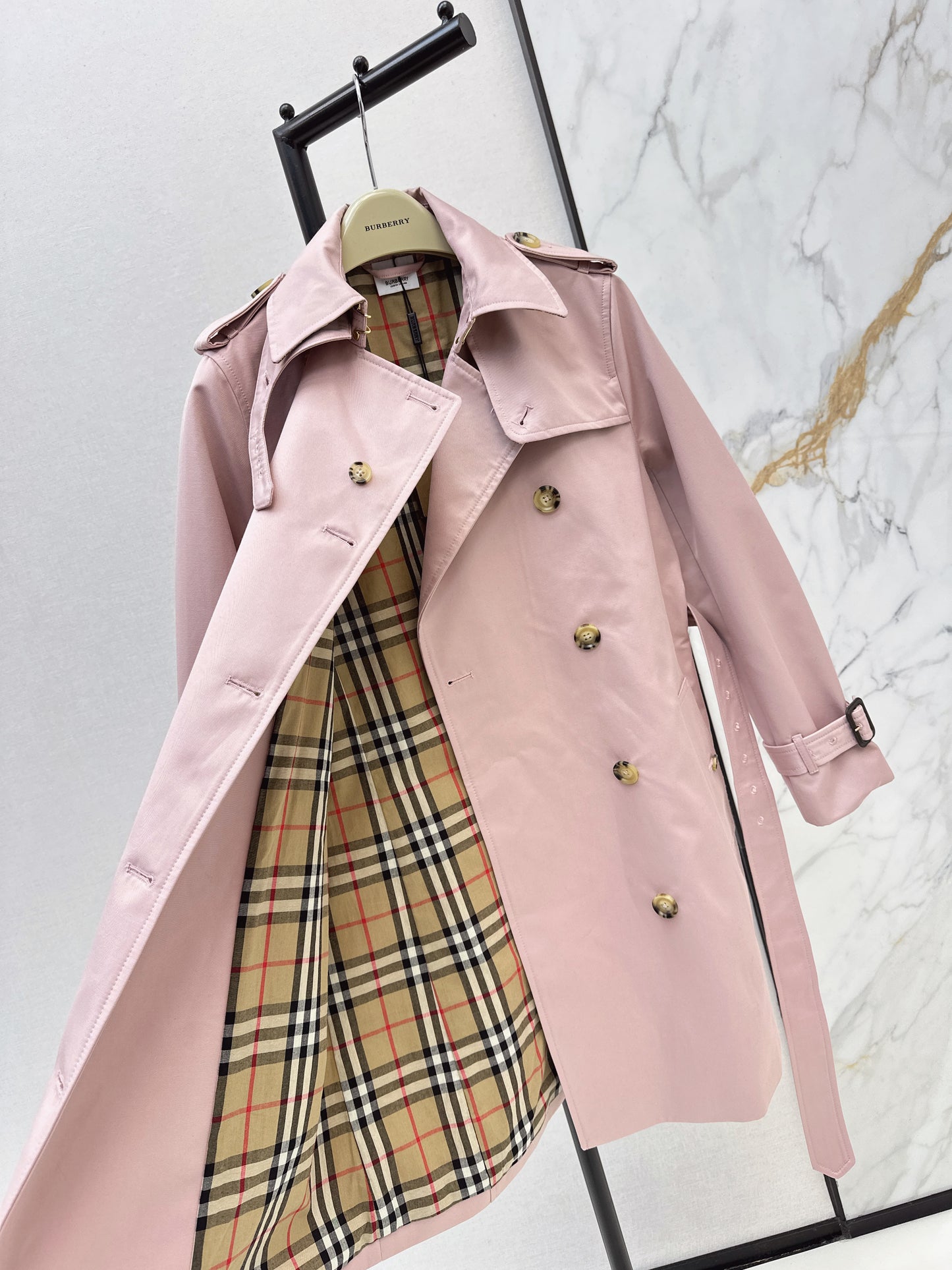 Bur NEW double-breasted trench coat