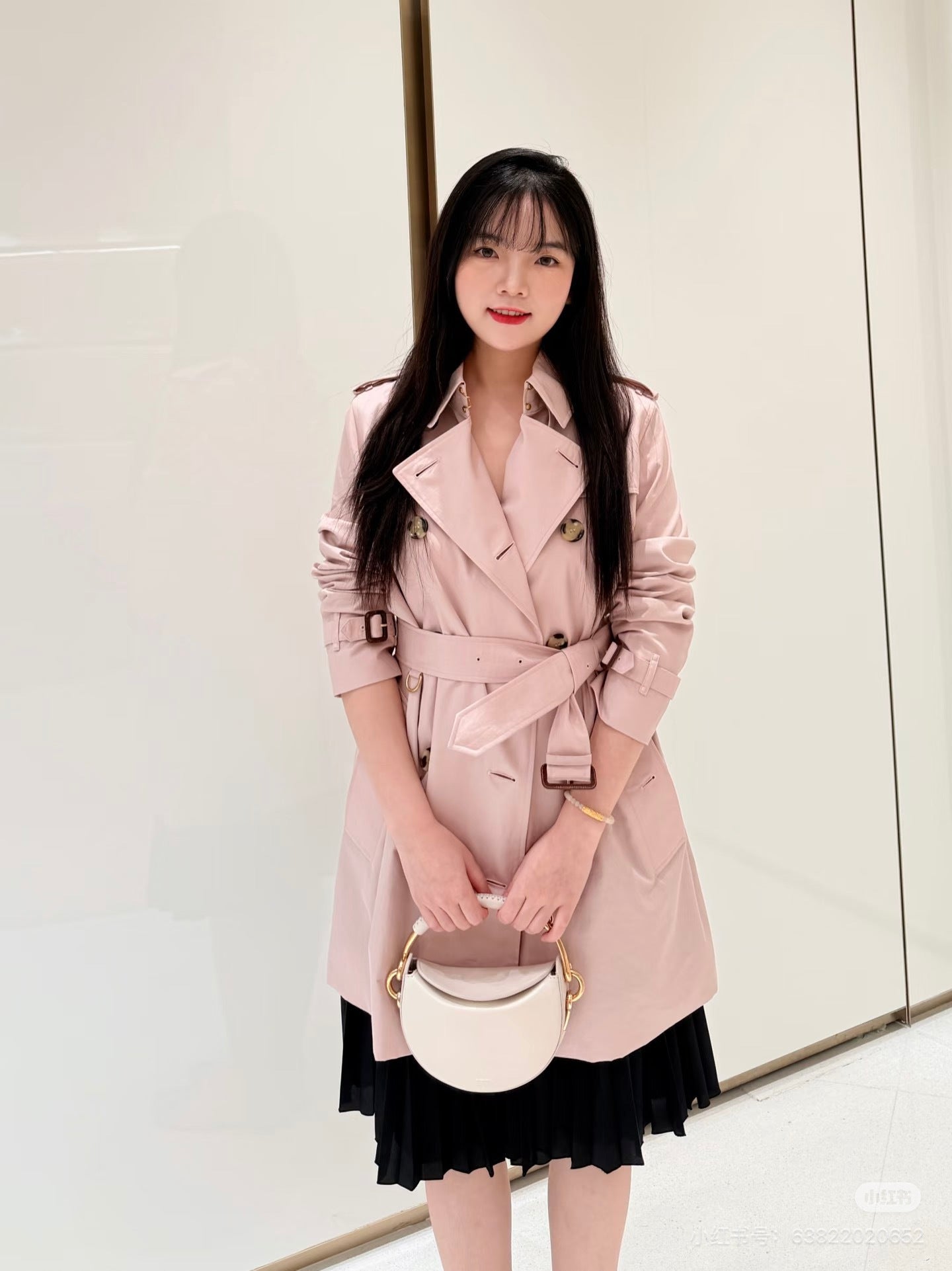 Bur NEW double-breasted trench coat